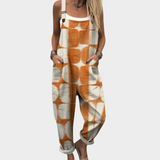 Emmeline - Komfortable Printede Denim-jumpsuits