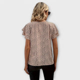 Emmy - Bluse med Heltrykt Design
