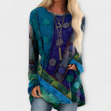 Stilfuld Dame-bluse med Etisk Print