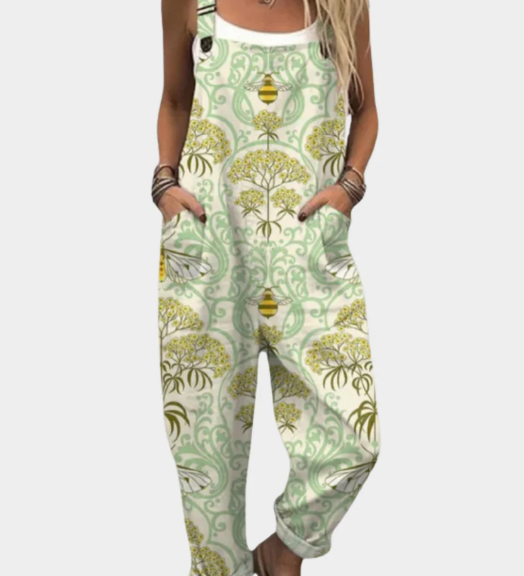 Agnete - Komfortabel Printet Jumpsuit