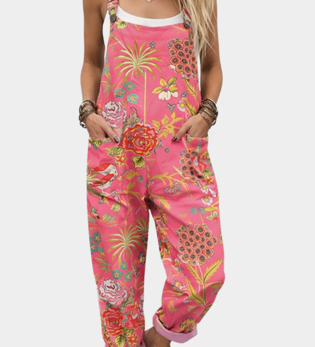 Agnete - Komfortabel Printet Jumpsuit