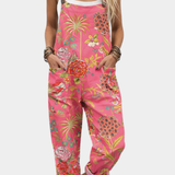 Agnete - Komfortabel Printet Jumpsuit