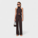 Juni - Krydsstrop Halterneck Top