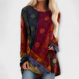 Stilfuld Dame-bluse med Etisk Print