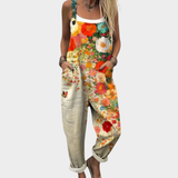 Christel - Komfortabel Printet Jumpsuit