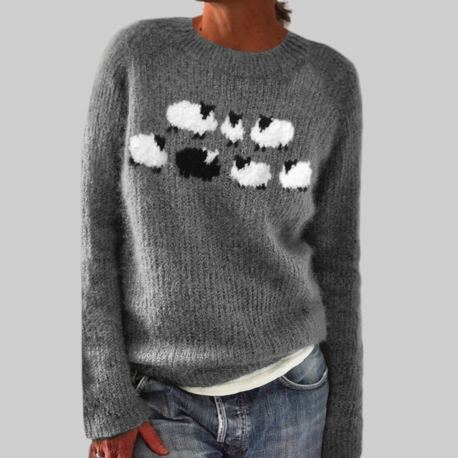 Heidi - Grøn Lang Printet T-shirt