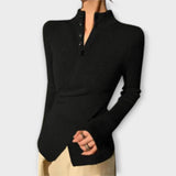 Michelle - Stilfuld Slank Strikbluse