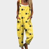 Berit - Komfortable Printede Jumpsuit-bukser