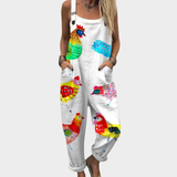 Camille - Komfortable Printede Jumpsuits