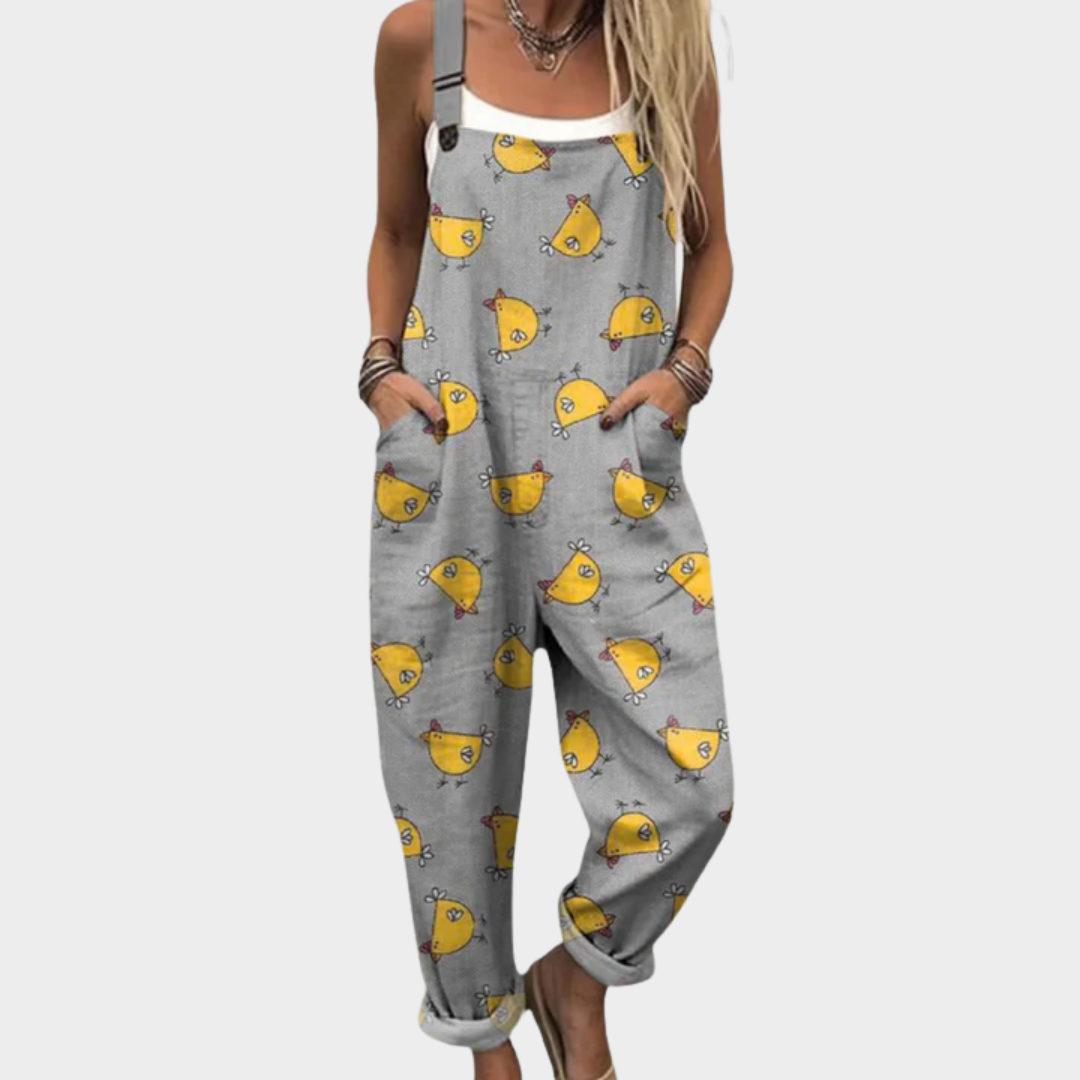Estrid - Komfortable Printede Jumpsuits