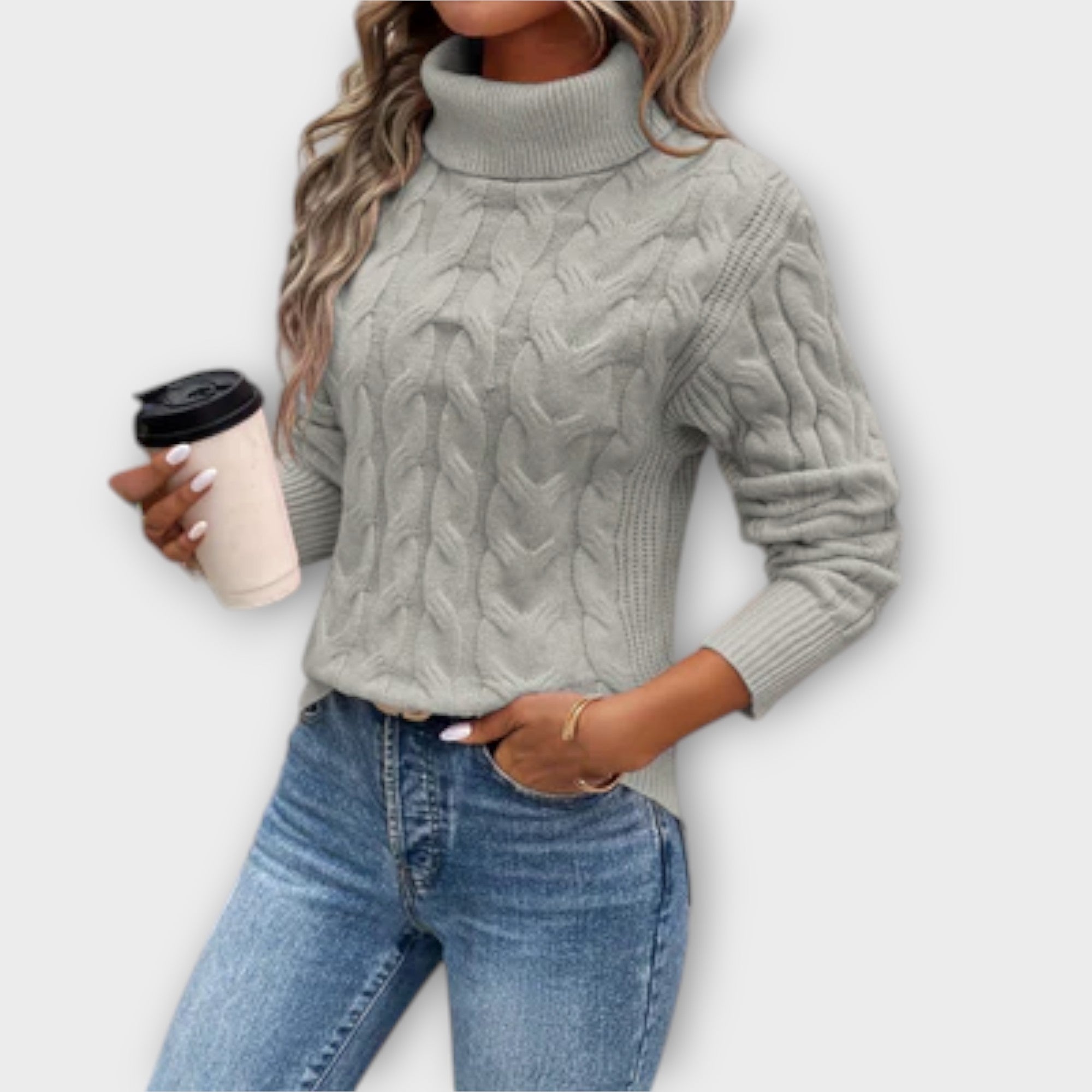 Amelia - Stilfuld Strikskjorte