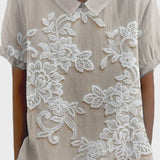 Lily - Skjortebluse med Krave
