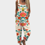 Hedda - Komfortable Printede Jumpsuit-bukser