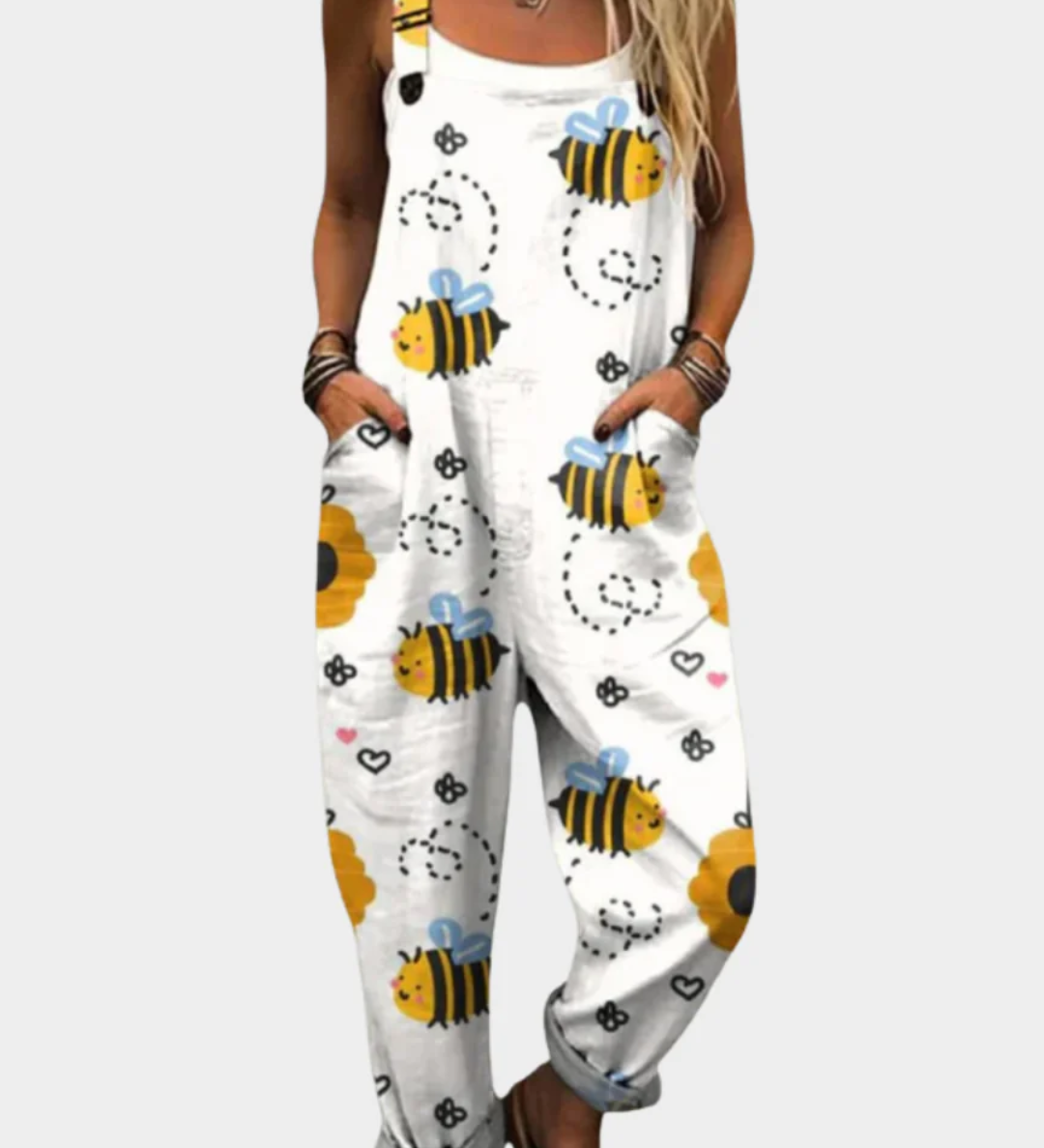 Agnete - Komfortabel Printet Jumpsuit
