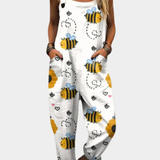 Agnete - Komfortabel Printet Jumpsuit