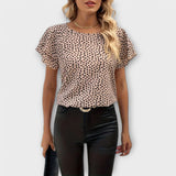 Emmy - Bluse med Heltrykt Design