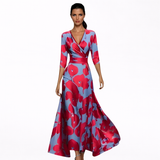 Emilia - Maxi Blomstret Kjole