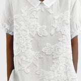 Lily - Skjortebluse med Krave