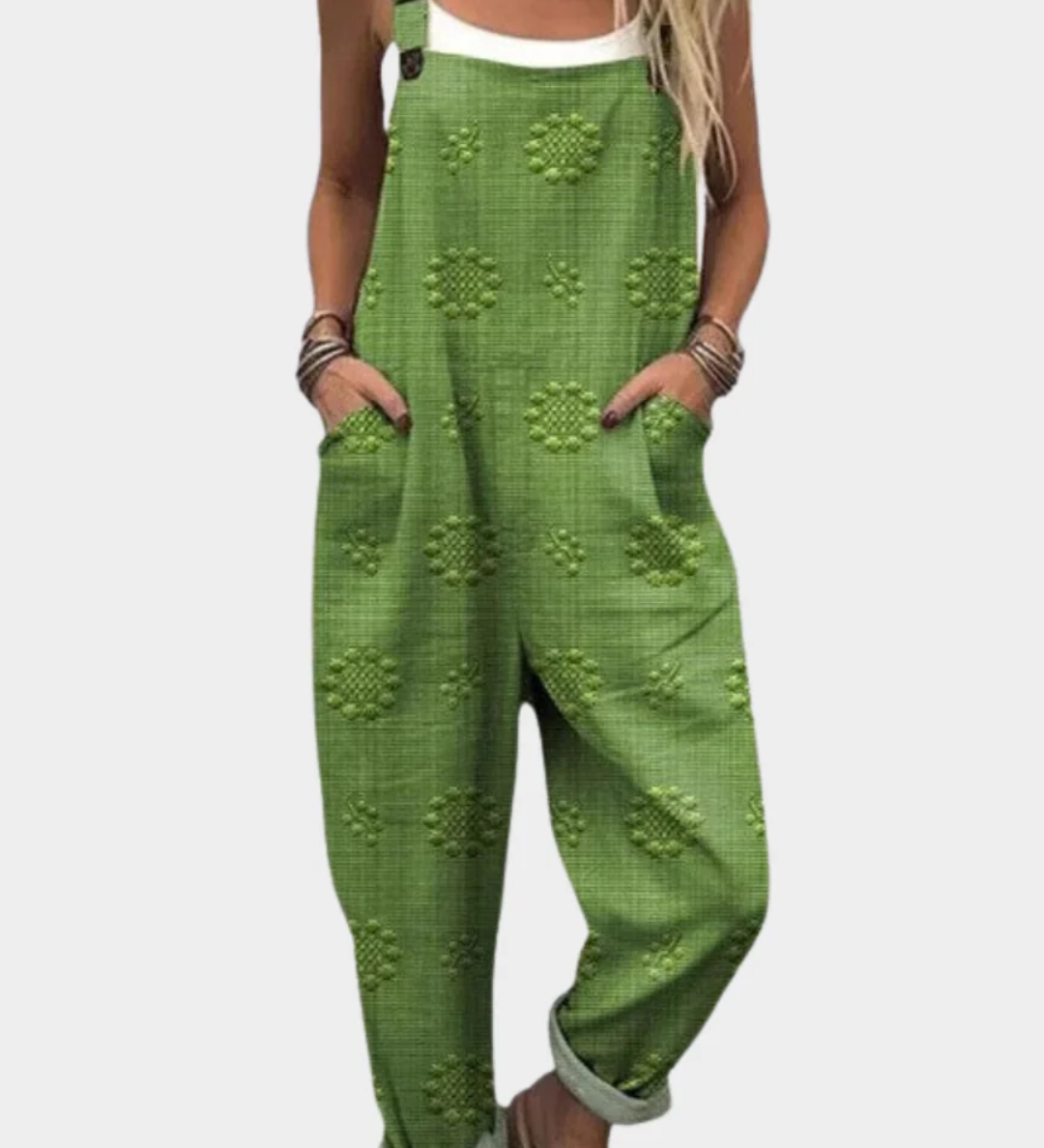 Agnete - Komfortabel Printet Jumpsuit