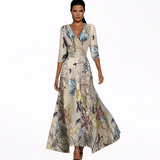 Emilia - Maxi Blomstret Kjole