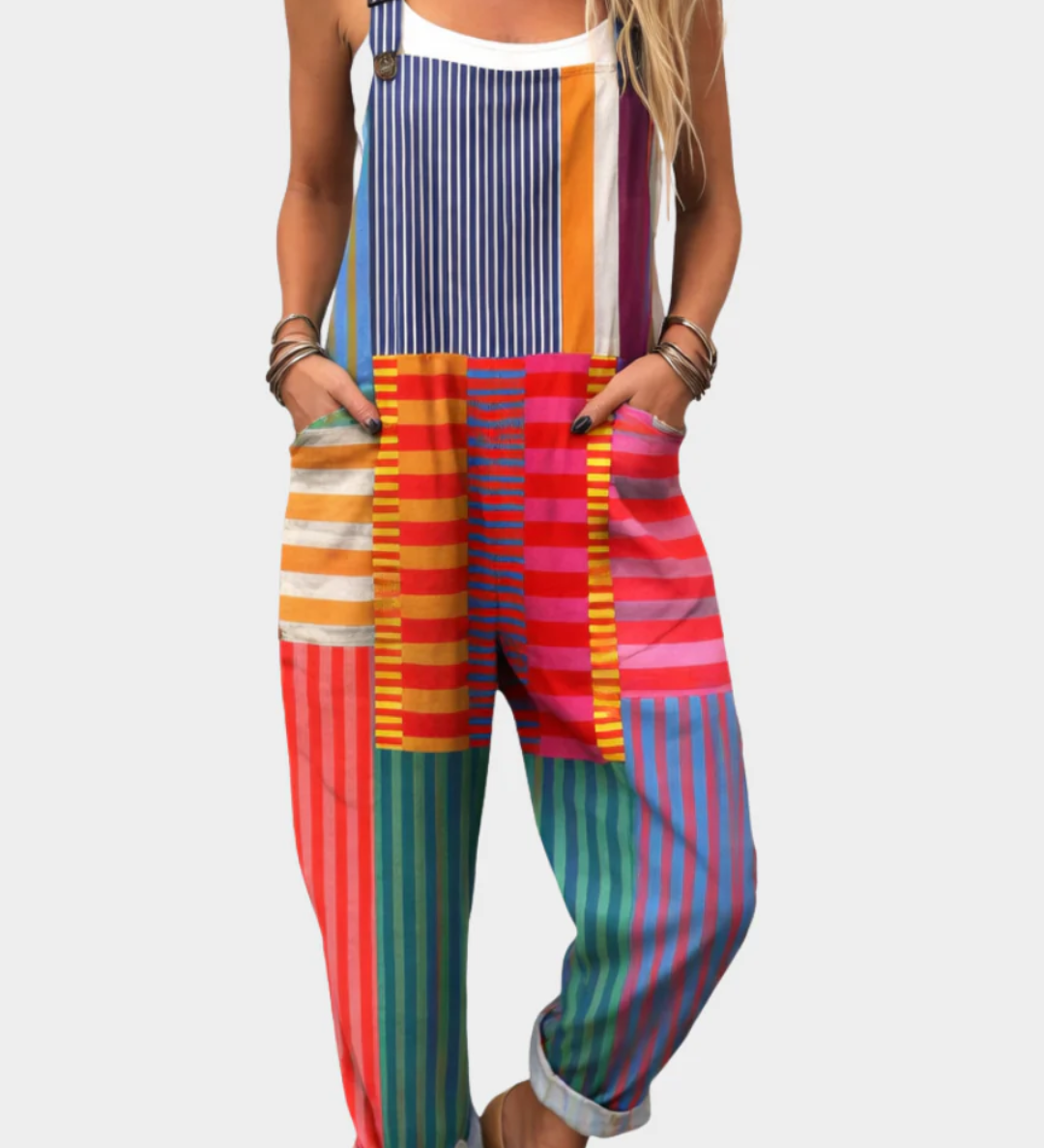 Agnete - Komfortabel Printet Jumpsuit