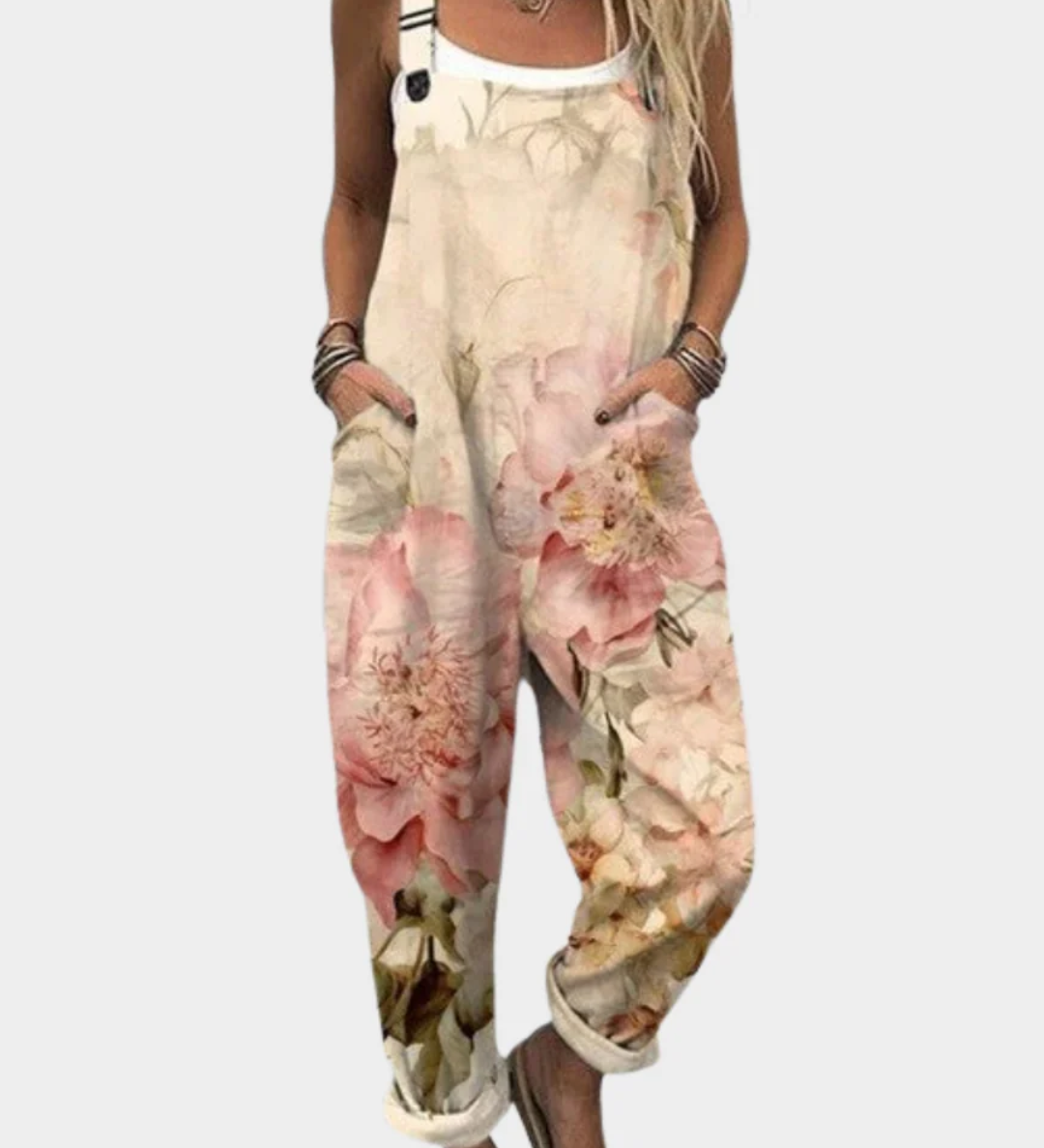 Agnete - Komfortabel Printet Jumpsuit