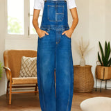 Nora - Denim-jumpsuit med Lommer