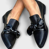 Klara - Loafers med Sløjfedetalje