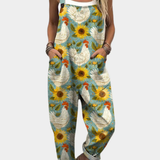 Agnete - Komfortabel Printet Jumpsuit
