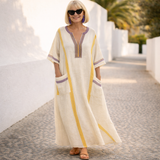 Susan - Flatterende Sommer-maxikjole