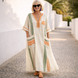 Susan - Flatterende Sommer-maxikjole