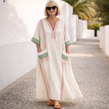 Susan - Flatterende Sommer-maxikjole