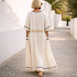 Susan - Flatterende Sommer-maxikjole