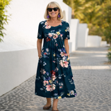 Robin - Blomstret Midikjole