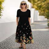 Robin - Blomstret Midikjole