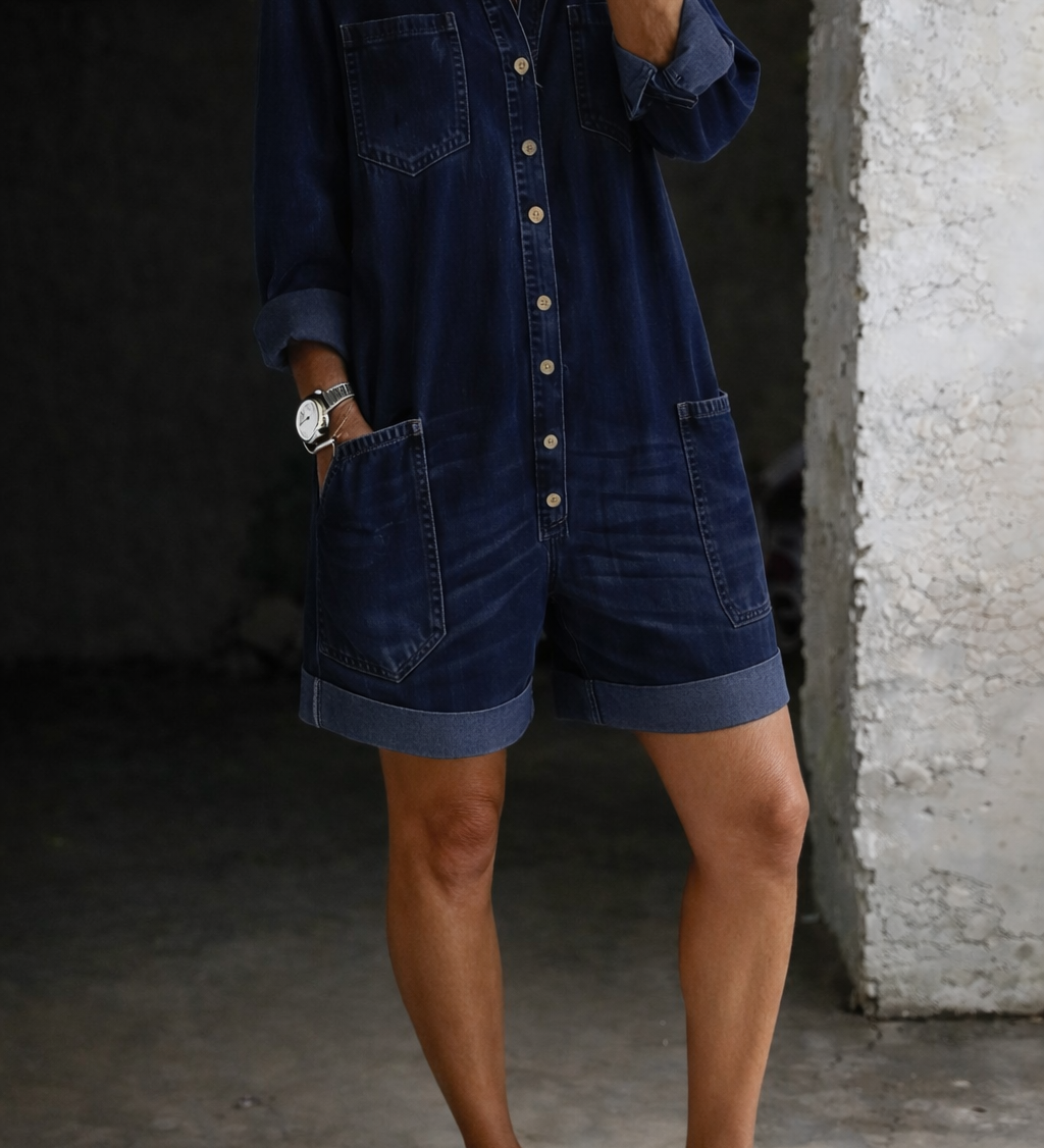 Majken - Afslappet Shorts-jumpsuit