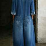 Tanja - Afslappet Denim-jumpsuit