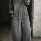Tanja - Afslappet Denim-jumpsuit