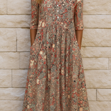 Olivia - Elegant V-udskæringskjole