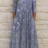 Olivia - Elegant V-udskæringskjole