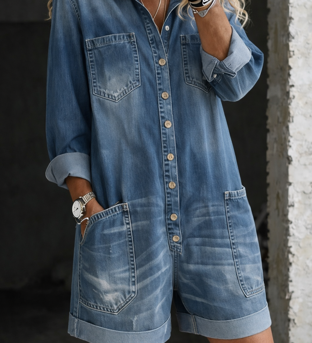 Majken - Afslappet Shorts-jumpsuit