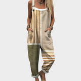 Gertrud - Komfortabel Printet Jumpsuit