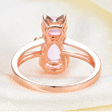 Katteformet Ring i Rosaguld