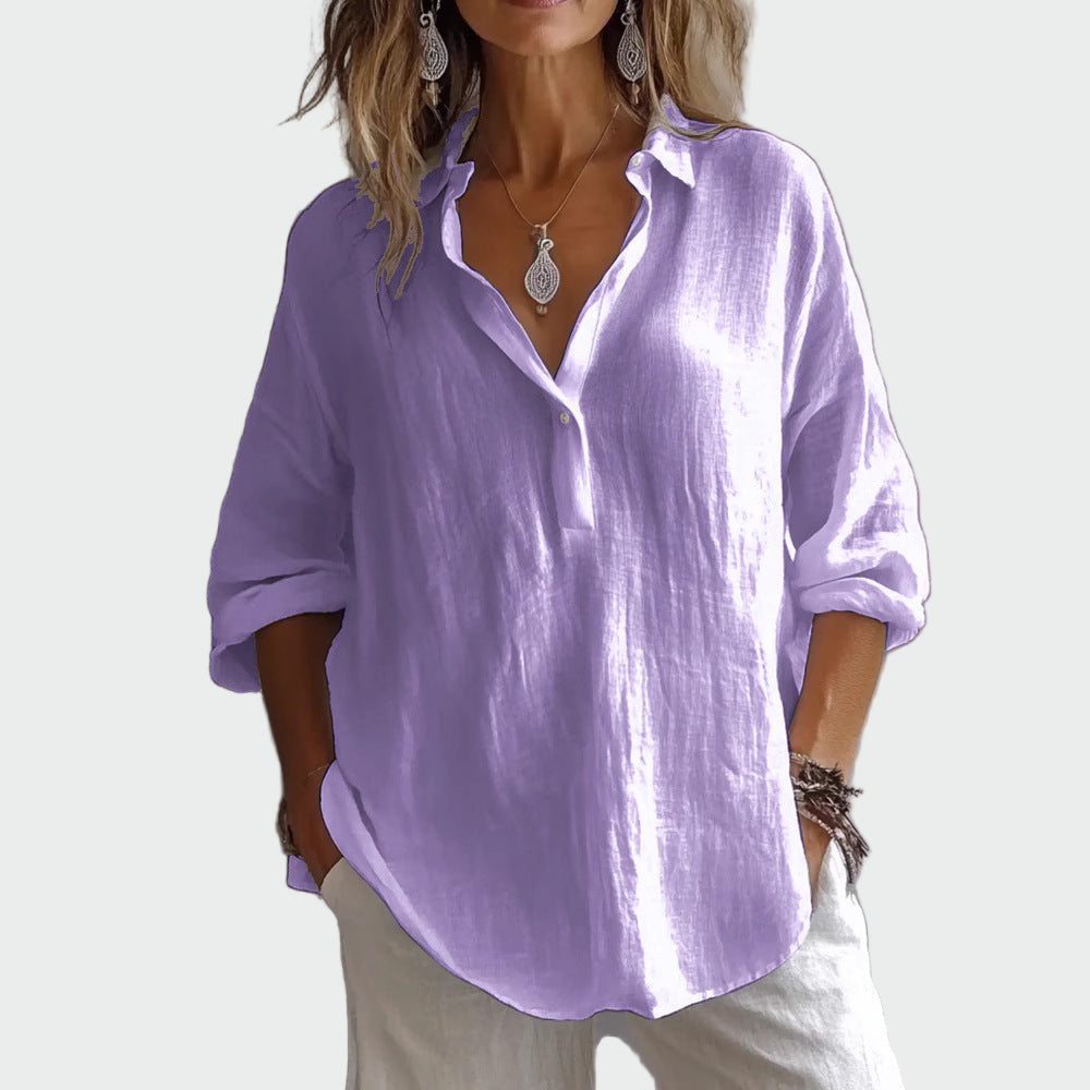 Elegant Afslappet Strikbluse