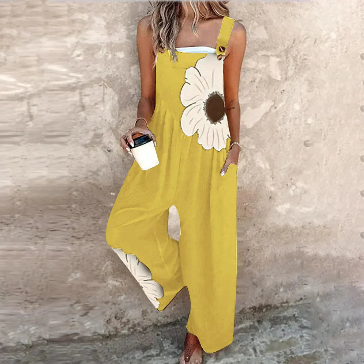 Benedikte - Komfortable Print-jumpsuits