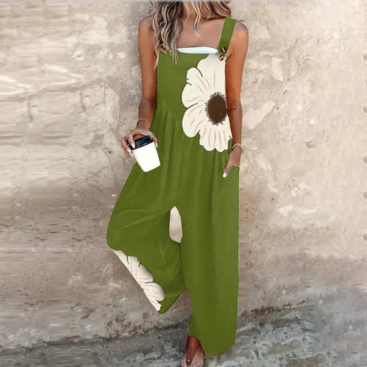 Benedikte - Komfortable Print-jumpsuits