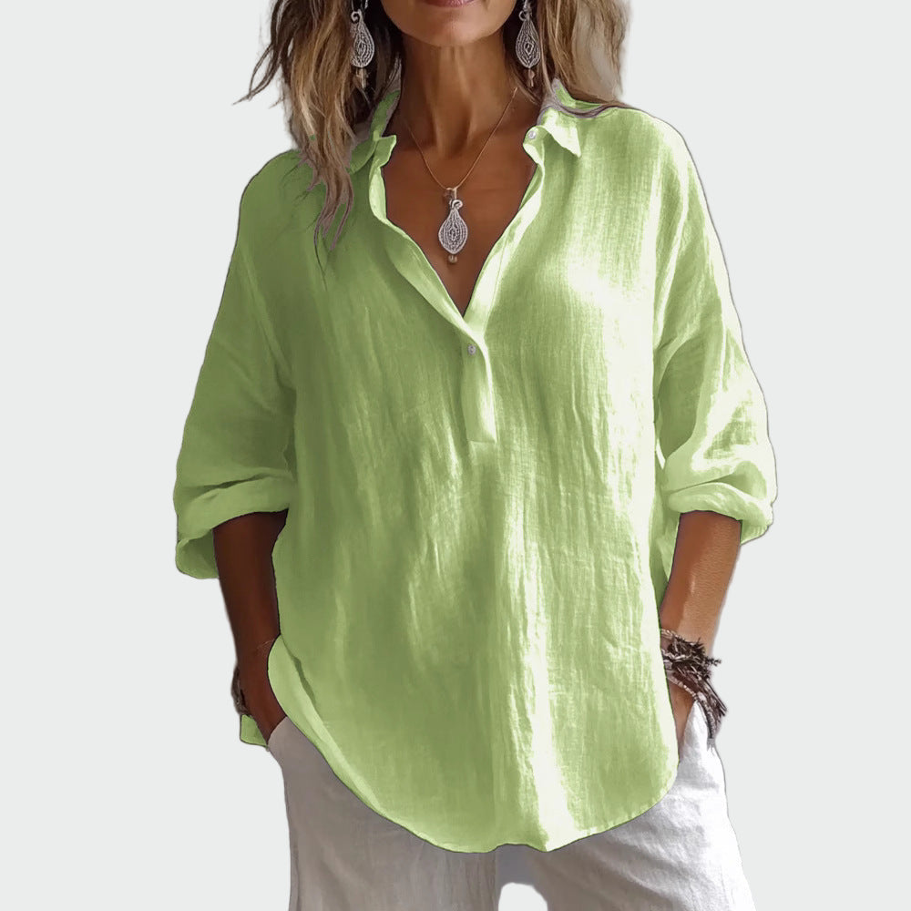 Elegant Afslappet Strikbluse