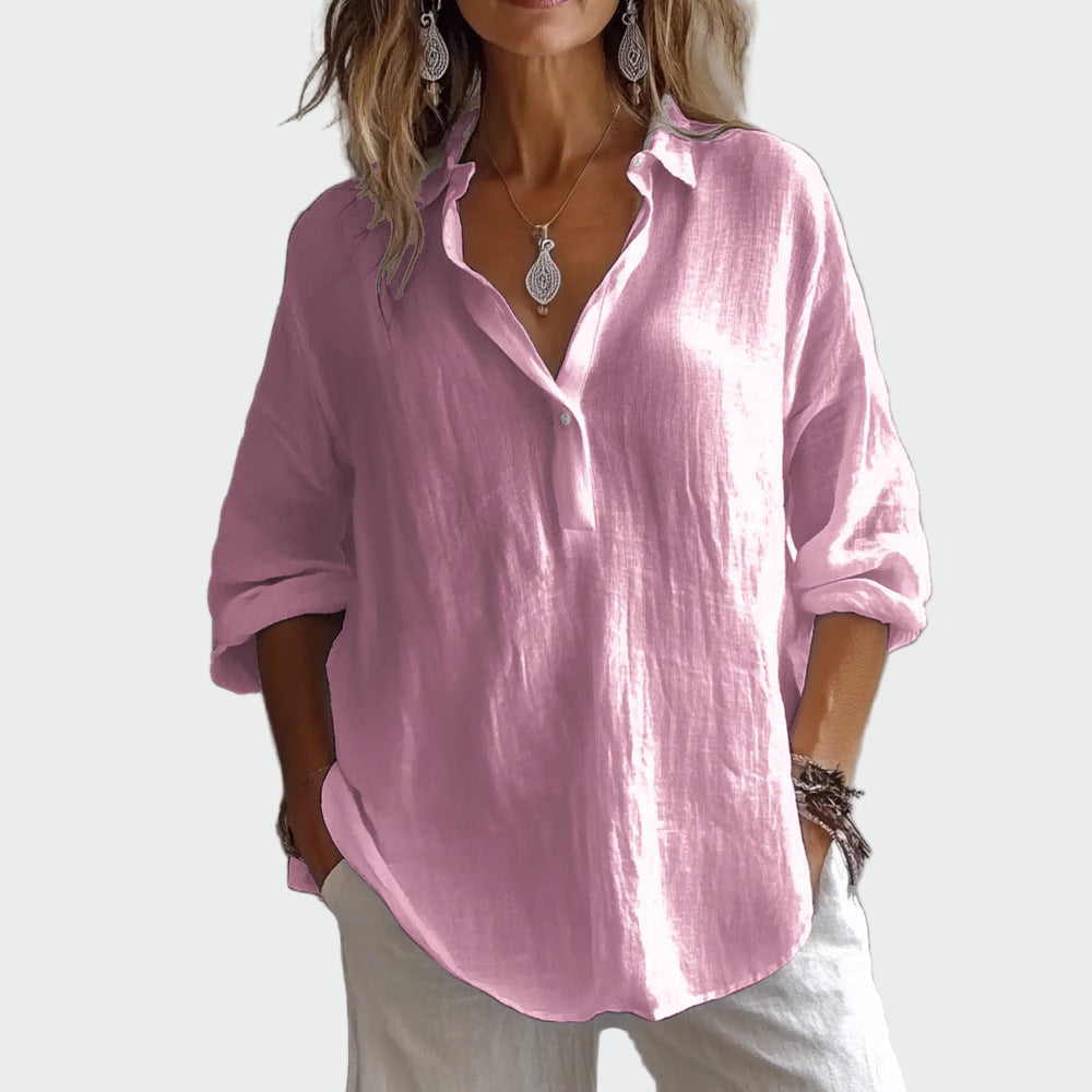 Elegant Afslappet Strikbluse