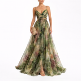 Giselle - Fortryllende Maxikjole med Blomsterprint