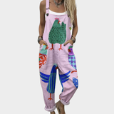 Malou - Komfortable Print-jumpsuits